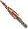 Foret étagé M35 en cobalt pour métal, revêtement AlTiN, plusieurs trous (3-13 mm), foret étagé en métal
