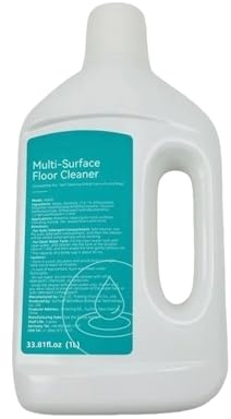 Solution de nettoyage du sol compatible avec Dreame X50 Ultra X40 Ultra L40 Ultra X30 W10/W10 Pro/L10s Ultra/S10 /S10 PRO/S10 Plus Aspirateur robotique, 1000mL, 1-Pack