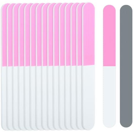 Set da 30 Pezzi Lima per Unghie, Blocchi di Lucidatura per Unghies, Lime per Unghie a 3 Lati Griglia 600/1200/3000 per levigare, manicure, modellare, lisciare e lucidare