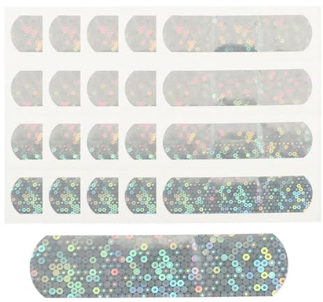 Glitter Adhesive Bandages Breathable Children's 35 Pieces Waterproof