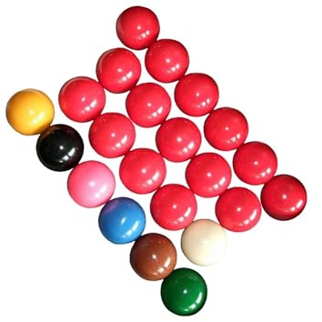 wueiooskj Snookerbollar Set 2 1/16 För Biljardbord Runda Biljardbollar Spelupplevelse För Träning Eller Spela Spel. British Billiard Officiella Spelbollstillbehör