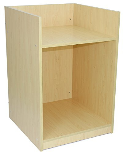 Monster Shop Cassettiera per banconi e banconi da banco per negozi al dettaglio, con mensole, in legno di acero, 60 cm x 90 cm x 60 cm, melamina MDF