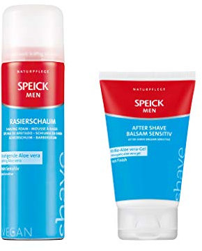 Speick Men Rasierschaum 200 ml + After Shave Balsam sensitiv 100 ml im SET
