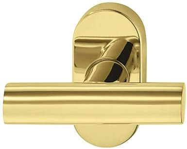 Drehkipp-Rasterolive Fenstergriff Edelstahl Fensterolive T-Form WH2110 | Fenster-Beschlag mit 90°-Rasterung für Drehkippfenster | Edelstahl Messing PVD beschichtet | 1 Stück - Design-Griff für Fenster