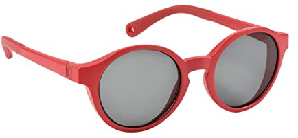 BÉABA Gafas de Sol para Niños de 2 a 4 Años, Protección 100% UV - CAT 3, Protección Lateral, Comodidad Óptima, Patillas Ajustables en 360°, Amapola