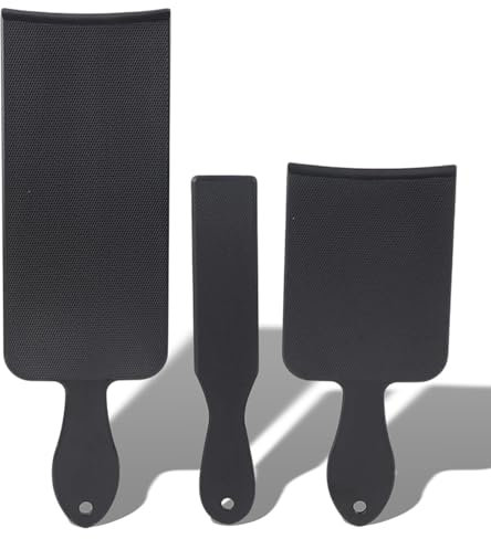 Palette Mèches Cheveux 3 Pièces, Palette à Mèches, Planches de Coloration des Cheveux, Grandes Moyennes Petites Tailles Outils de Coloration des Cheveux, Kit Coloration Cheveux, Noir