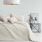RESTILO Tagesdecke 200x220 cm Creme Hellbeige Bettüberwürf zweiseitig Ultrasonic Steppung Polyester Softa