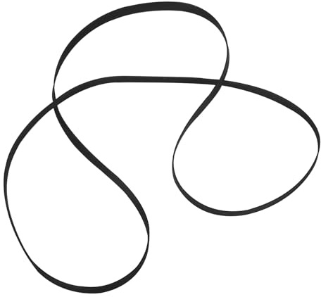 2pcs Turntable Belt for Audio-Technica AT-PL50 & AT-LP60 Automatic Stereo Record Player, Rubber Drive Belt Replacement Part Accessories for Smooth Rotation Noise Reduction
