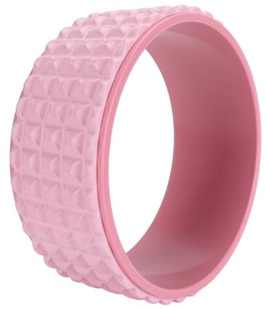 Zhangpu Anillos de Yoga con Rueda de Rodillo Trasero, Rueda de Estiramiento de Espalda de 31 Cm, de Yoga para Mejorar las Posturas de, Flexiones hacia Atrás, Equilibrio, Estiramiento del Dolor de