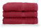 Gabel Gästetuch, Frottee, aus Reiner Baumwolle, hydrophil, 40 x 60 cm, Bordeaux, 3-teiliges Set