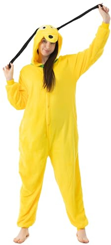Katara 1744 - Costume Animale Pigiama intero Kigurumi Carnevale, Pluto - Taglia M