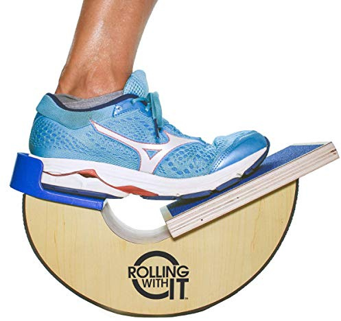Rolling With It Premium Calf Stretcher and Foot Rocker for Plantar Fasciitis Relief, Achilles Tendonitis, Increase Mobility and Flexibility, Improve Range of Motion With our Foot Stretcher