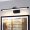 MantoLite Dimmable Applique Murale pour Tableaux et Vitrines, 60CM 15W LED Miroir Salle de Bains Lumière Pivotante Intérieur Éclairage,3000K/4500K/6000K Noir Lampes de Lecture Lampe d'affichage