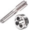 Saipor M16 X 1,5 Metrisch Gewindeschneid und Gewindeschneideisen M16 X 1,5mm HSS Gewindebohrer und Schneideisen, Rechtsgewinde Feingewinde Schneider, Gerade Geriffelt Gewindeschneider