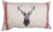 Clayre & Eef Kissenbezug 30x50 cm Beige Polyester Hirsch Dekokissenbezug