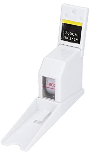 Höhenmesser-Messlineal, Wandmontiertes 2-m-Maßband, weiß, Kompaktes Design mit Sichtanzeige, für Krankenhäuser, Kliniken, Pädiatrie