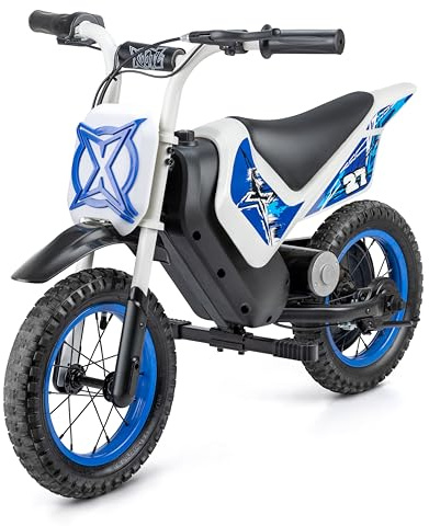 Xootz Cobolt Kids Electric Motorbike, 12V Upgraded Battery, Ages 6+ | Electric Dirt Bike, 150W Motor, 16km/h Max Speed, 2 Speed Modes Ride-On Toy, Motorycle with 12 Inflatable Off-Road Tyres