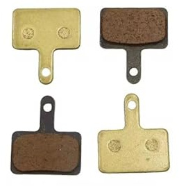 airwak 2 paires de plaquettes de frein à faible bruit de 4 mm compatibles avec KuKirin G2 Master / G4 KickScooter Plaquettes de frein à disque résistantes à la chaleur et à l'usure Accessoires