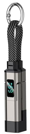 USB C Nyckelring 4-i-1 65W Snabbladdning LED-Display