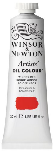 Winsor & Newton Artists - Pintura al Óleo, 37 ML, Rojo (Rojo Winsor)