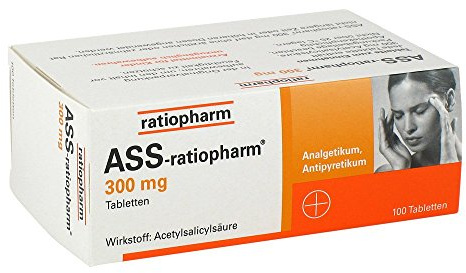 ASS-ratiopharm 300 mg Tabletten 100 St
