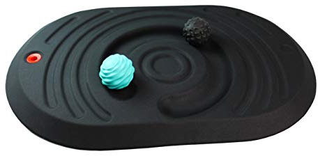 AFS-TEX Aktive Stehplattform - Mitternachtsschwarz - 50 x 80cm