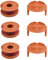3Pcs Trimmer Spool Line 1.5mm 1 x 2.5m with 3Pcs Spool Cover for MCGREGOR 18v Cordless Grass Trimmer MCT2X1825