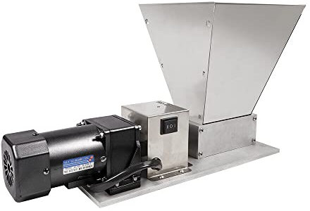 Macinino elettrico per cereali, 4 l, regolabile, mulino per malto, grano tritatutto, malt Mill, macinino per cereali, peperoncini secchi, macinasale, pepe e spezie, con Hopper