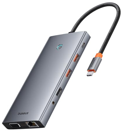 Baseus PortalJoy Hub 13in1 USB-C to HDMI DP VGA C USB PD RJ45 SD/TF 3