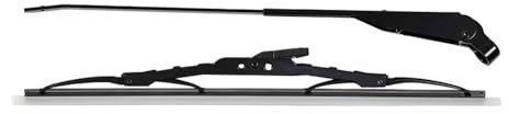 YUCKMZ Braccio Tergicristallo con Spazzola Tergicristallo Anteriore Lato Passeggero Compatibile con Fiat Panda 1986-2003 4411451 71804097 71779233