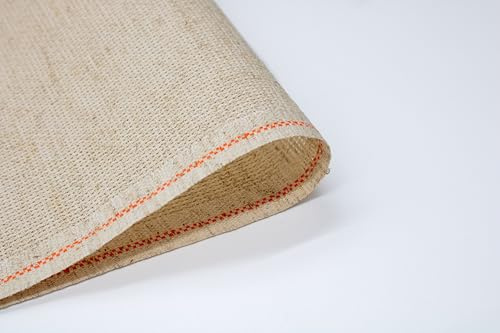 RIOLIS Zweigart Tela Aida de lino 3279/54 14 ct 19,7 x 19,7 cm para bordado y punto de cruz