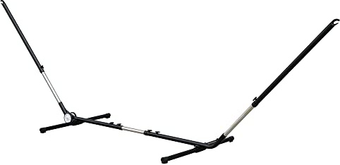 VERDELOOK Soporte de hamaca universal con estructura metálica, 300/390x100cm altura 110/140cm