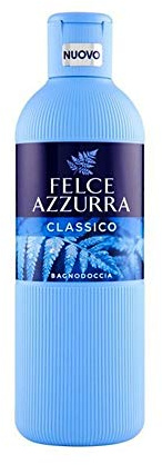 Felce Azzurra Original duschgel – 6 förpackningar med 650 ml – totalt: 3 900 ml