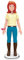 CRAZE Bibi e Tina Figure Standing Tina Giocattoli per Bambini Figure di Giochi mobili con Funzione di Sedile Martinshof Cavalli Giocattoli da 3 Anni da Collezionare e Giocare