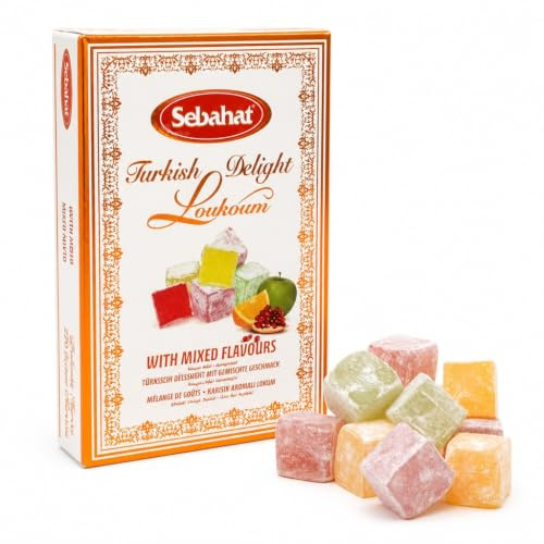 Güdstuf Sebahat Turkish Delight (Lokum) in Gift Box (Mixed Flavours, 200g)