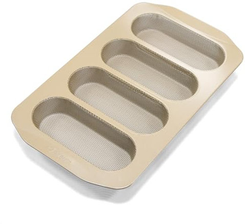 Ekau EHEBWCP01P2116 Mini vassoio baguette, acciaio al carbonio