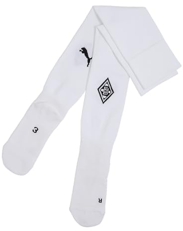 PUMA Borussia Mönchengladbach Strumpfstutzen 3rd 2024/2025 weissschwarz, 5 (47-49) Unisex
