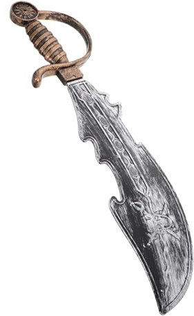 FRCOLOR Décorations Faire Semblant de Jouer au Couteau Jouets de Couteau Accessoire de Couteau d'halloween Accessoires Hommes de Pirate Plastique