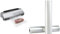 CASO VC10 Vakuumierer - Testsieger bei Stiftung Warentest, Lebensmittel bleiben vakuumiert bis zu 8x länger frisch, 30cm lange & stabile Schweißnaht & Amazon Basics 28 cm x 500 cm, 2 Rollen