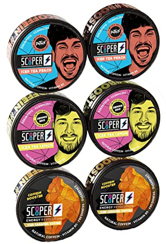 SCOOPER Energy | Energy Revolution | Blanda din egen SCOOPER låda | + BMB doftträd (2 x karamell 2 x citron 2 x persika + 1 gratis)