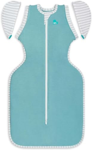 Love To Dream Übergang Pucksack Ecovero – Schlafsack in Übergangsphasen aus nachhaltigem Ecovero-Gewebe - Sicheres & bequemes Schlafen - ruhige Nächte, Large (8.5-11kg), Marine, Von Hebammen empfohlen