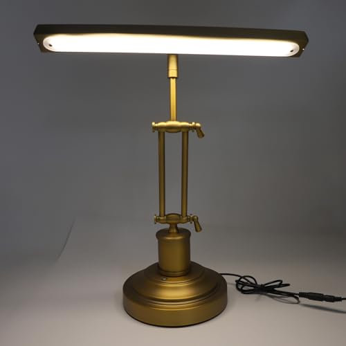SENECESLI Lampe de Piano pour Piano à Queue et Droit, Lampe de Piano en Métal avec 3 Modes de Couleur pour Pianos sur Pied, Rotative à 360° Réglable, Commande Tactile, Lampe LED 12 (Prise