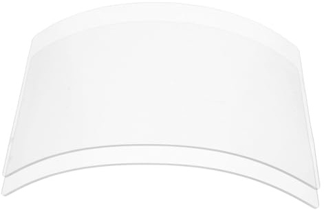 RORPOIR Sandblasting Hood Lens Protector Organic Glass Screen for Outdoor Work 2-Piece Set Sturdy Protective Cap for Sanding and Grinding