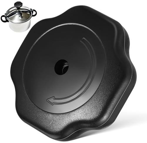 JEWEDECO Pratico Pressione in Pentola 15mm Bachelite per a Manico Resistente al Calore Sostitutivo Accessorio Nero da Cucina
