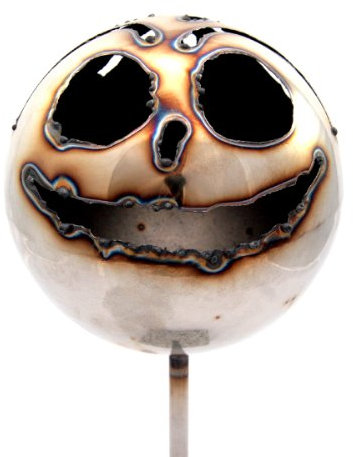 Gebrüder Lomprich Gartenfackel Feuerfratze – Lachfratze, Höhe: 100 cm, Gewicht: 0.55 kg, Durchmesser: 13 cm