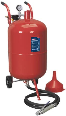 Sealey Sb998 Shot Blaster With Water Trap And Wheels 75Ltr