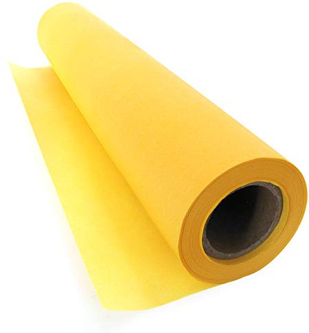 Papier de construction croquis rôle tissu papier calque papier calque papier calque jaune papier semi-transparent A3 A4 30 g/m² 12 in x 50 YD, ca. 31 cm x 46 m