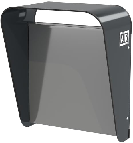 Box Air Klima Wallbox väderskydd – skyddstak för elbil lastpelare – regnskydd, UV-skydd, aluminiumkompositmaterial – vägglådeskydd, väderbeständiga tillbehör