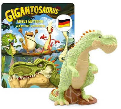 tonies Figura de audición para Toniebox, Gigantosaurus – Mazus Muestra, juego de audio con 4 historias para niños a partir de 4 años, tiempo de reproducción de 52 minutos aprox