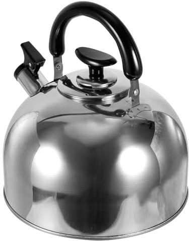 UTHCLO 1pièce Bouilloire Siffle Acier Inoxydable Pour Cuisinière à Et Induction Design Élégant Avec Dispositif Automatique De Sifflement Pour Usage Domestique